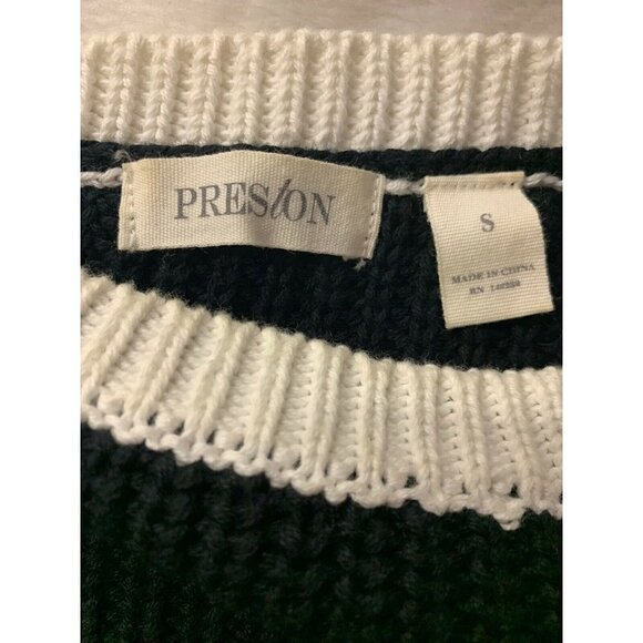 Preston Womens Small Colorblocked Sweater Black - Picture 7 of 8